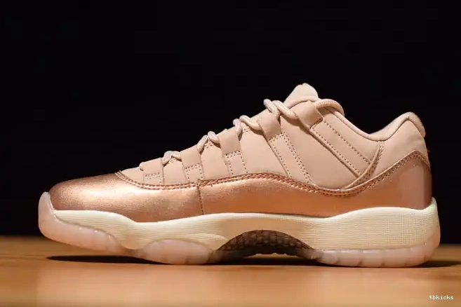 Reps TB Gold 11 Air Jordan GS Rose Low AH7860-105 0612